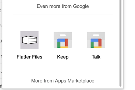 G Suite Flatter Files Shortcut