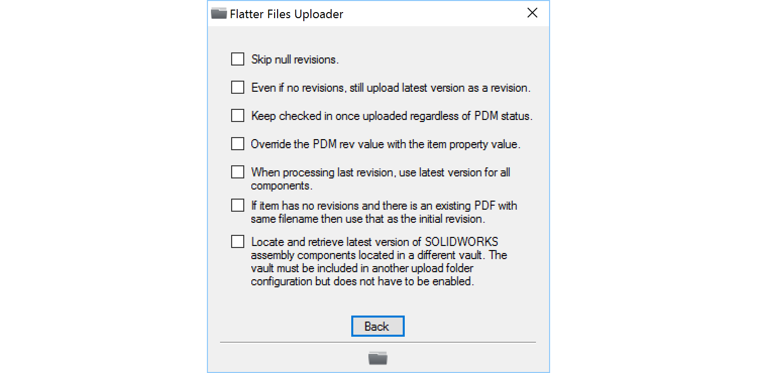 PDM Advanced Settings