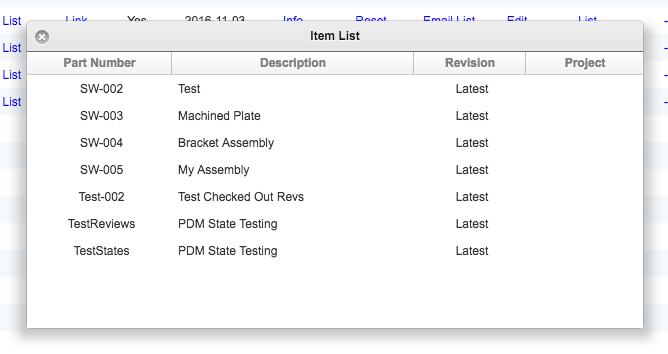 Multi Share Parts List