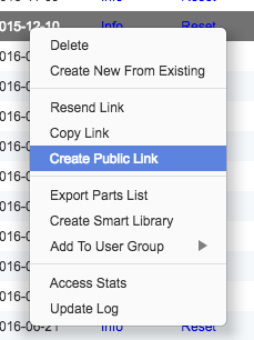Create Public Link